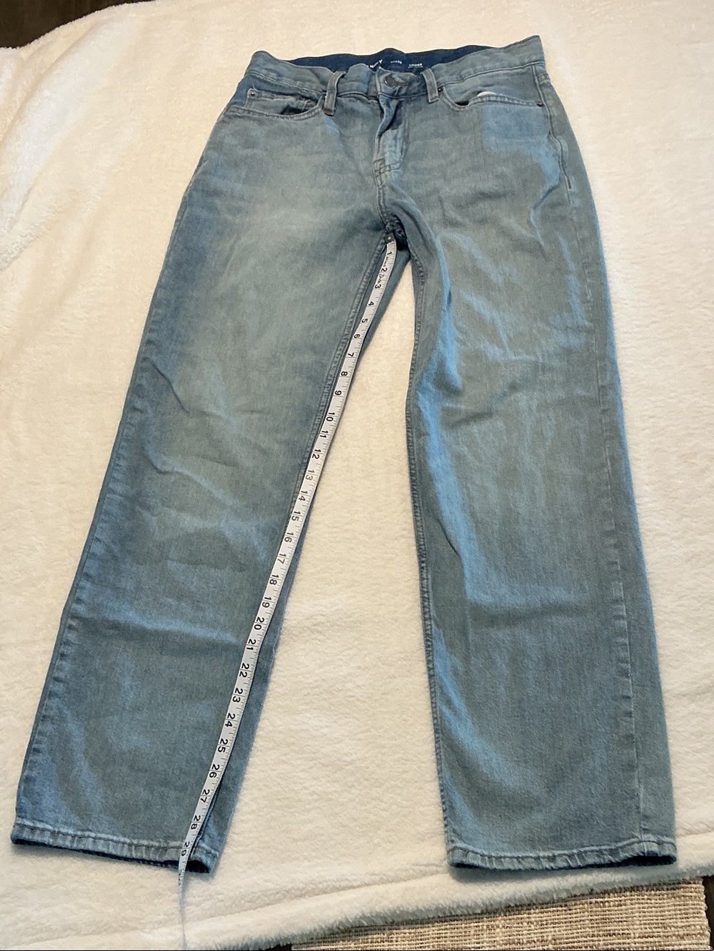 Old Navy Light Blue Loose Fit Straight-Leg Men’s Jeans - Picture 1 of 3
